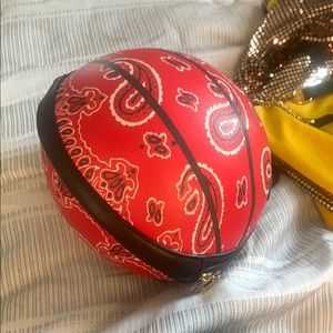 Red Bandana Basketball Bag